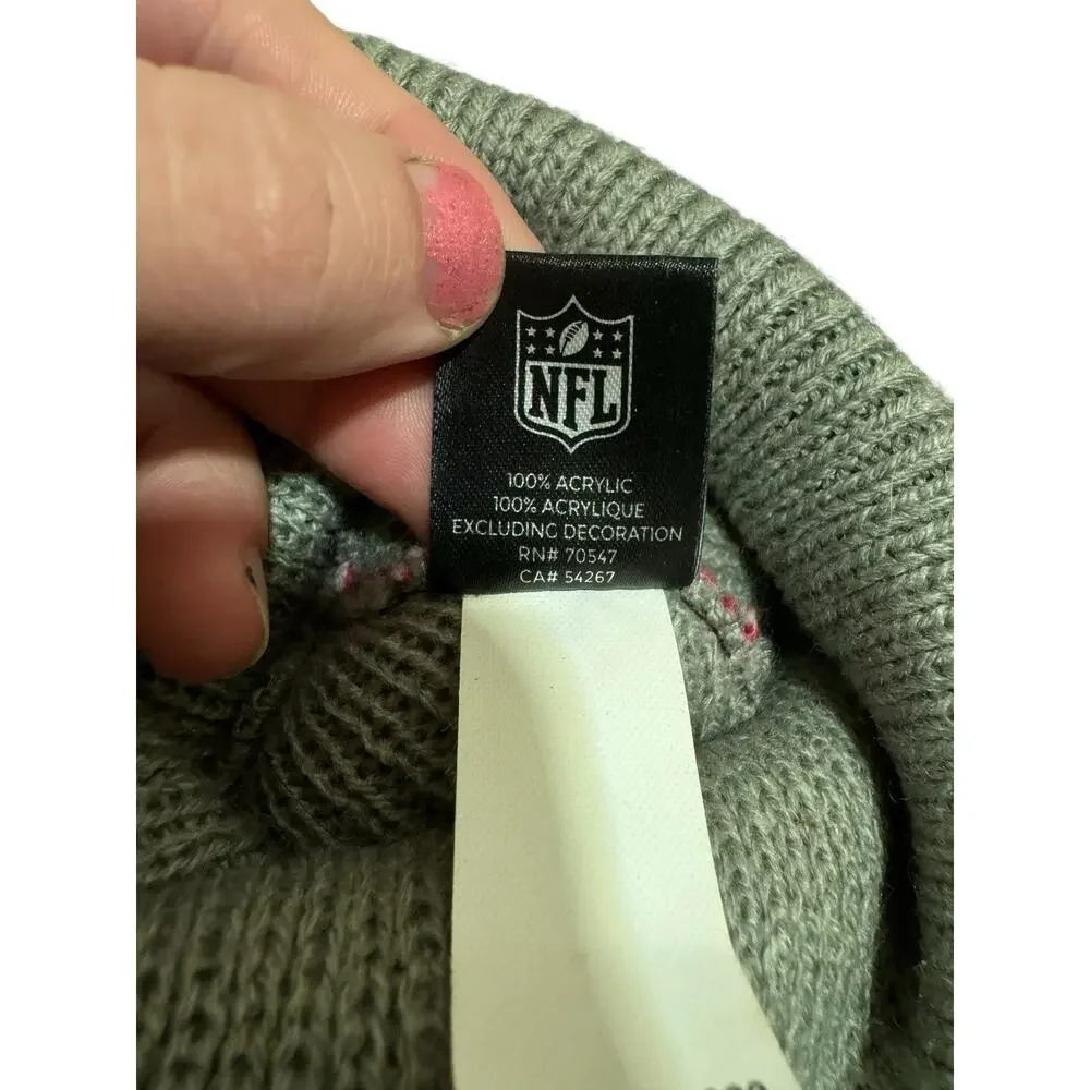 NFL 47 Brand New York Giants Kids Girls Knit Winter Skull Cap Hat Beanie Striped